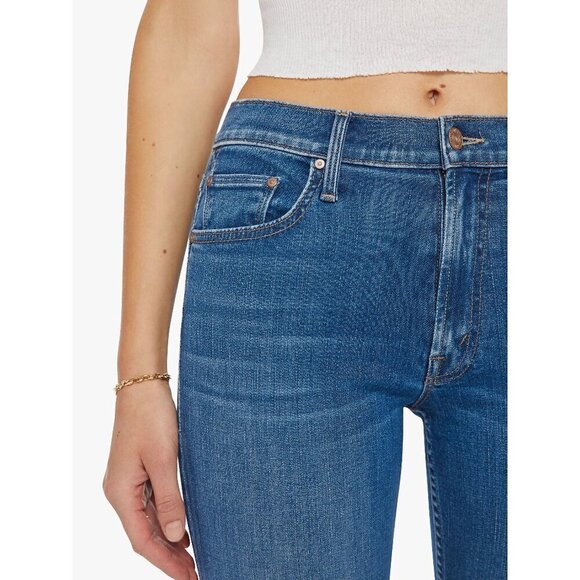 💕MOTHER💕 The Mid Rise Rider Ankle Jeans ~ Right On 27 NWT - Picture 4 of 16